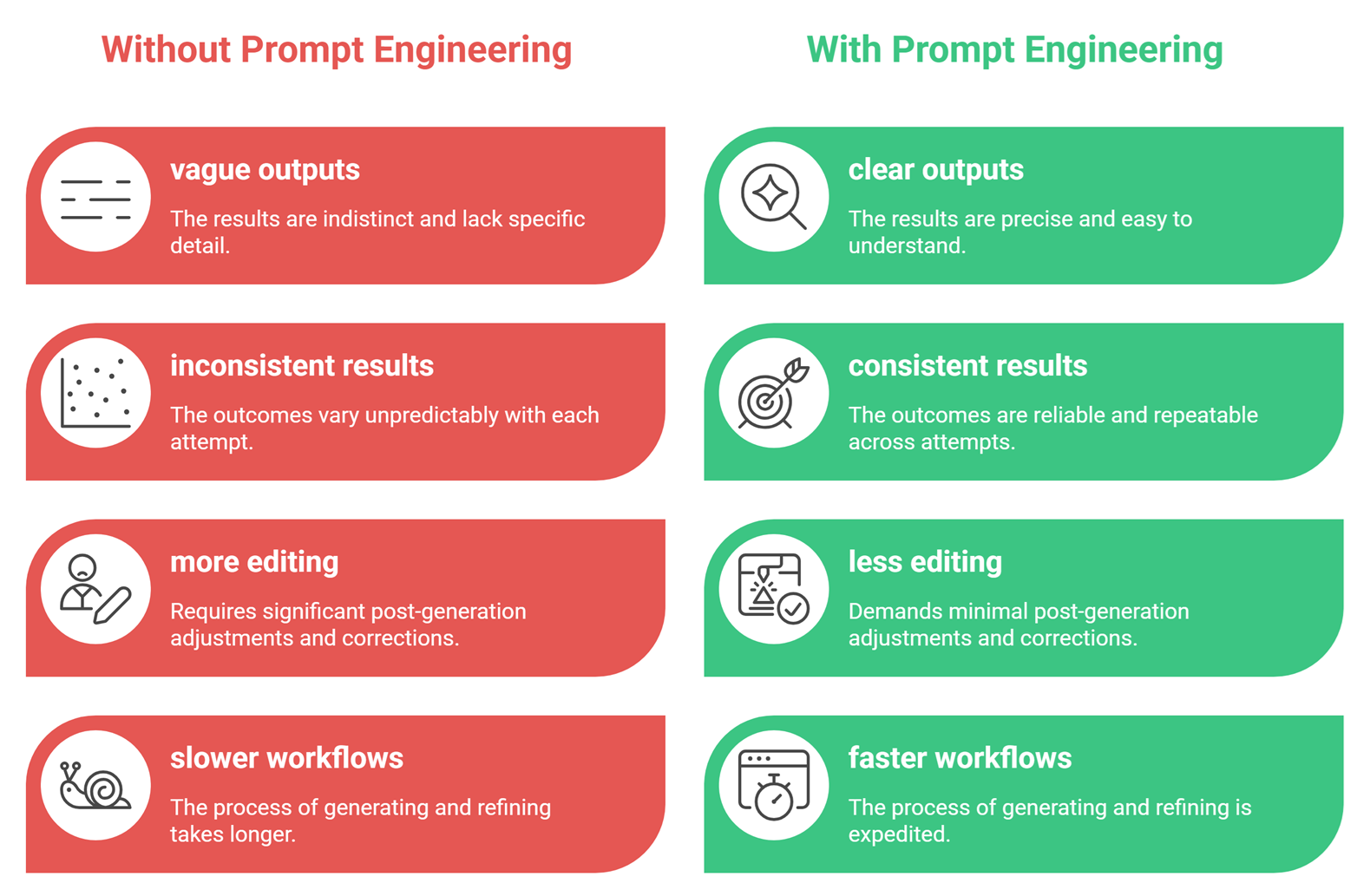 effect of good vs bad prompts in ai