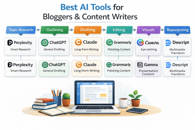 Best content writing AI tools for blogging and repurposing