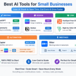 Best AI tools for small businesses on a budget by workflow