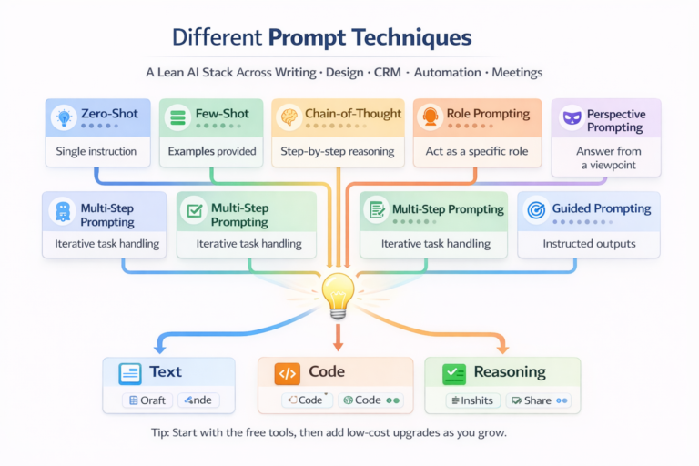 prompt engineering techniques with examples explained visually