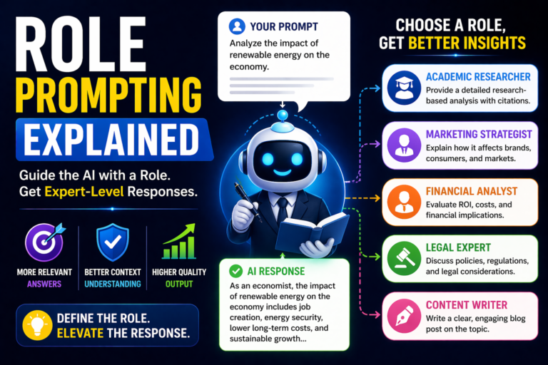 role prompting explained diagram