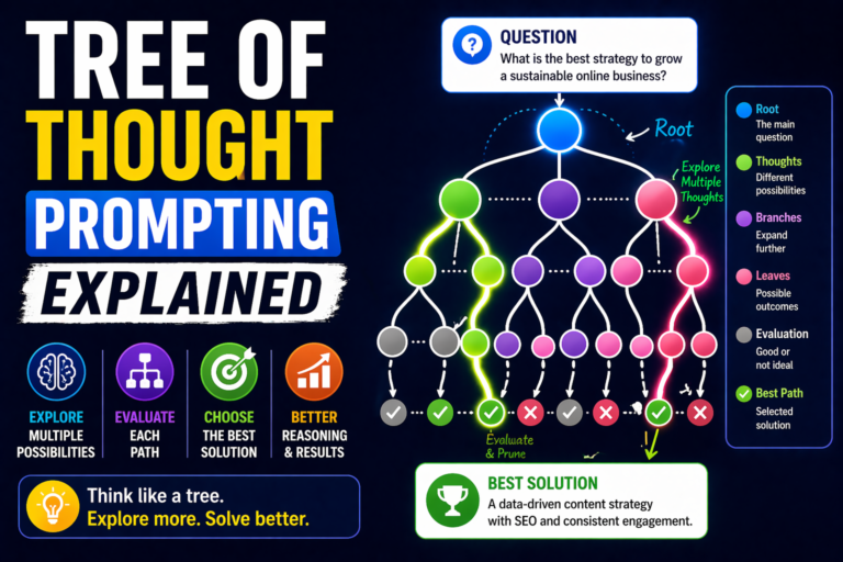 tree of thought prompting explained diagram