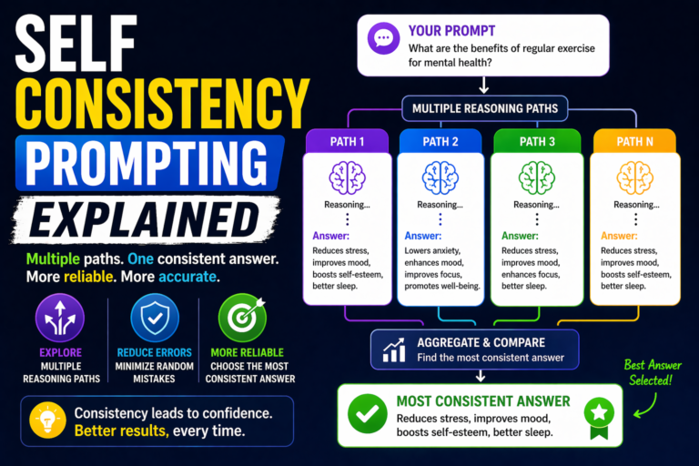 self consistency prompting explained diagram