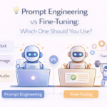 prompt engineering vs fine tuning comparison diagram