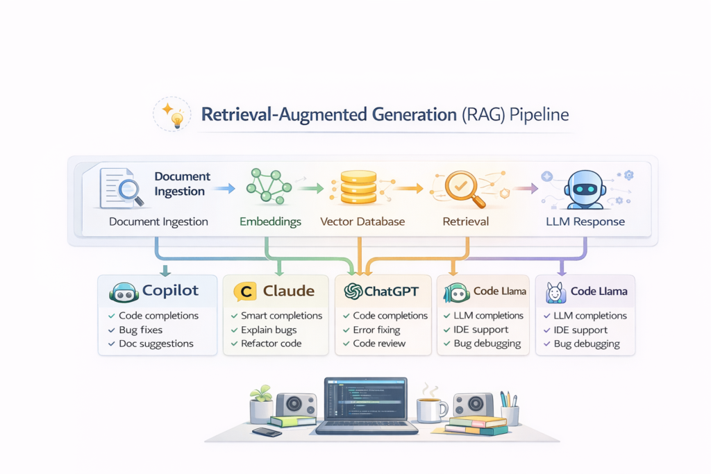 Role of Vector Databases in RAG Explained Simply: vector database role in rag pipeline diagram