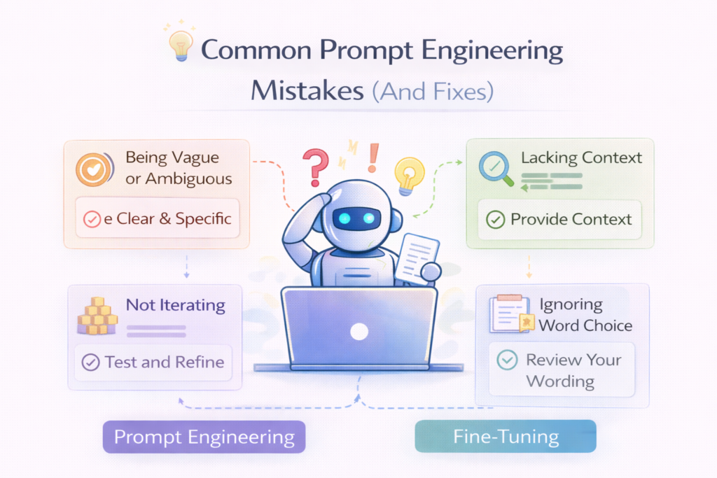 common prompt engineering mistakes examples