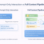 context engineering vs prompt engineering comparison diagram