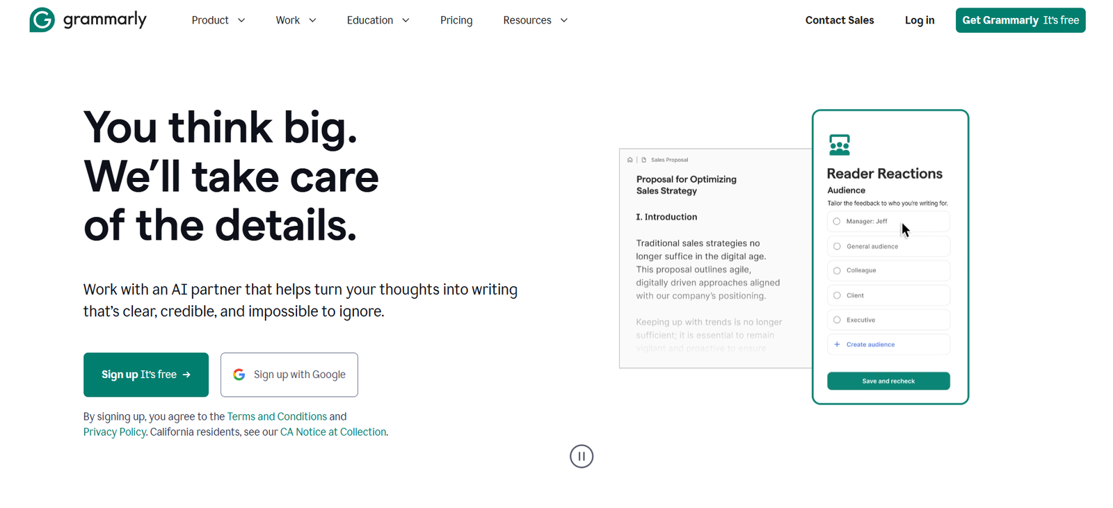 affordable ai tools for marketing crm automation: grammarly
