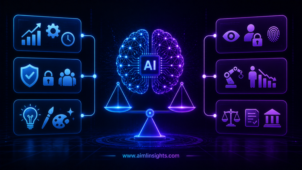 AI benefits and risks matrix for latest artificial intelligence updates