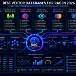 Best vector databases for RAG comparison showing semantic search, embeddings, vector indexes, and enterprise AI retrieval systems