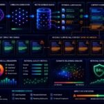 Context recall in RAG visual showing retrieval quality analysis, semantic search systems, missing contextual information, and AI evaluation dashboards