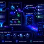 Embeddings for RAG visual showing semantic search, vector embeddings, AI retrieval systems, and contextual document retrieval