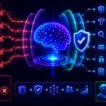 LLM Safety Basics: LLM safety concept showing AI risks, safety guardrails, and best practices for secure model use