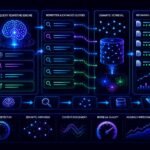 Query rewriting for RAG visual showing semantic query optimization, embeddings, vector databases, and AI retrieval pipelines