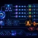 how Agentic AI handles multi-step decision making workflow showing goals, planning, tool use, memory, feedback loops, evaluation, observability, and human approval
