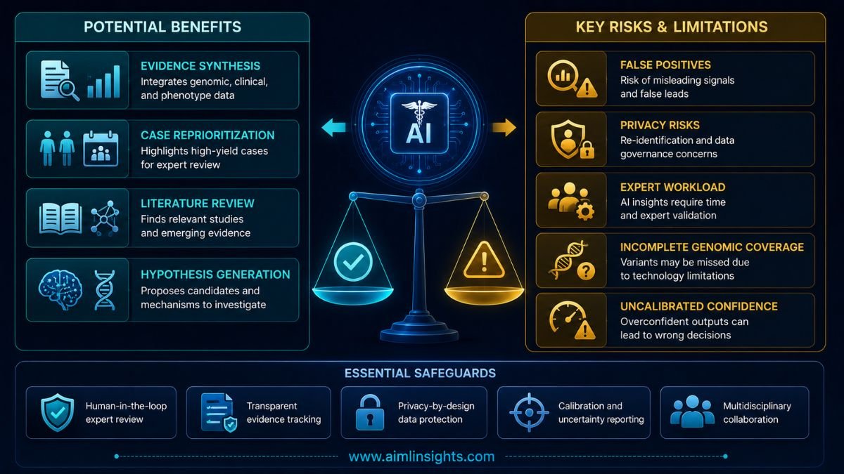 Benefits and limitations of AI-assisted rare disease genomic reanalysis