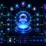 best Agentic AI frameworks comparison dashboard showing AI agents, tools, memory, RAG, multi-agent orchestration, observability, evaluation, and deployment pipelines