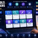 Best AI Tools for Beginners friendly AI tools dashboard showing chat, research, writing, design, notes, productivity, automation, and human review workflows