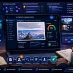 Best AI Tools for Bloggers: AI blogging dashboard showing blog writing, SEO optimization, image creation, editing, content planning, and publishing workflow