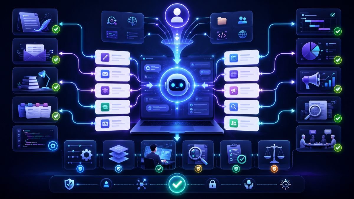 Best ChatGPT Prompts: AI prompt workflow dashboard showing the best ChatGPT prompts for writing, work, study, coding, and productivity.