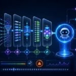 Context engineering in agentic AI workflow showing documents, memory, tool results, policies, constraints, and examples selected for an AI agent