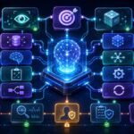 core building blocks of an agentic AI system: Agentic AI system architecture showing goals, context, memory, planning, tools, action, feedback, observability, safety, and human approval