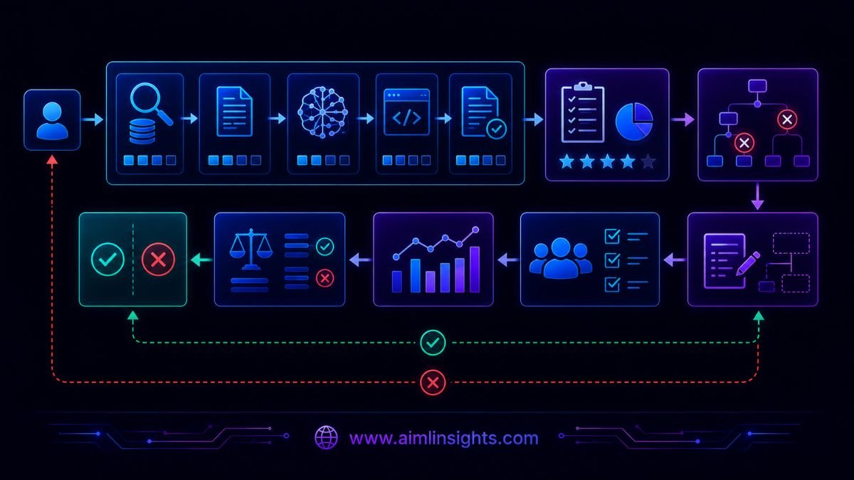 FAPO workflow for evaluating attributing reviewing and optimizing LLM pipelines