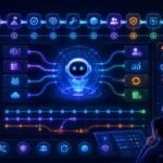 how long-running agentic AI systems stay on track:Long-running agentic AI workflow showing state checkpoints, memory updates, tool calls, drift warnings, monitoring, recovery, and human approval