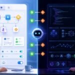 No-code vs developer-first agentic AI platforms comparison showing workflow builders, SDKs, tools, APIs, observability, security, and deployment trade-offs