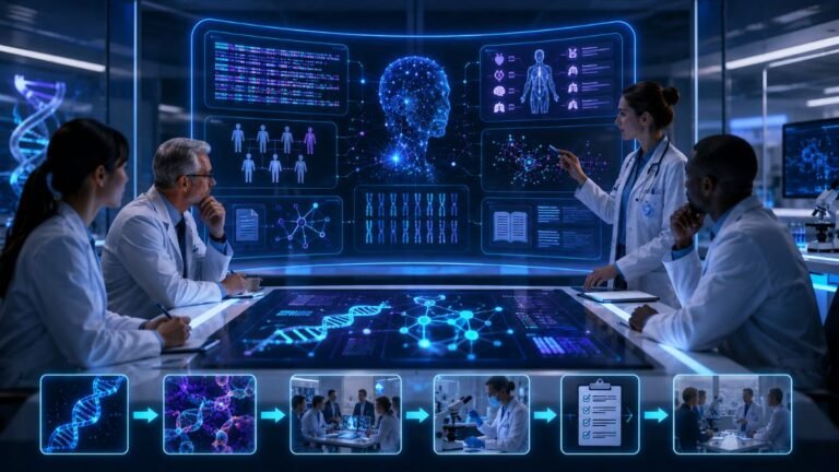 OpenAI o3 rare disease study workflow with genomic analysis expert review and laboratory confirmation