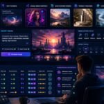 best AI tools for free image generation: Free AI image generation dashboard showing text-to-image prompts, social visuals, image editing, credit limits, watermark checks, and commercial-use review